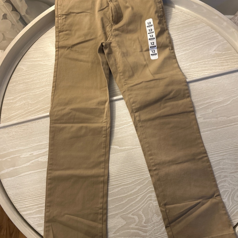 NWT Boys khaki pants size 12
